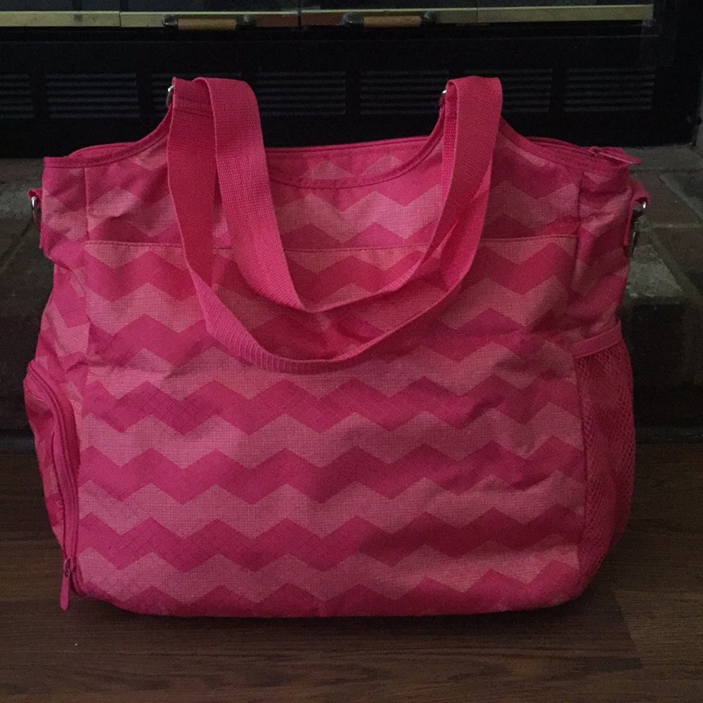 Thirty-One pink gym bag